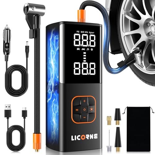 Tire Inflator Portable Air Compressor, 5X Faster Portable...