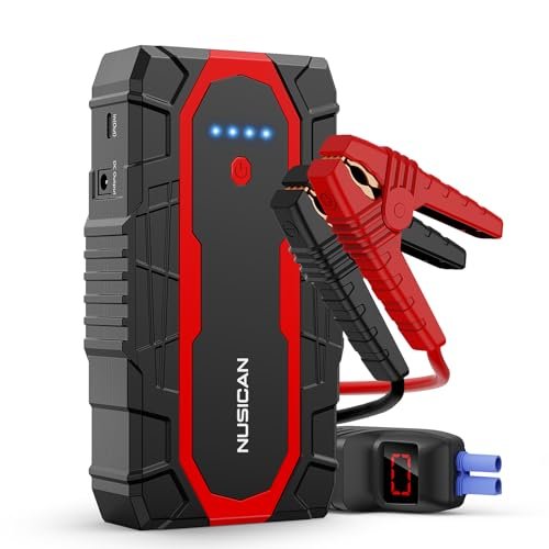 NUSICAN Car Jump Starter, 12V Portable Battery Charger (up...