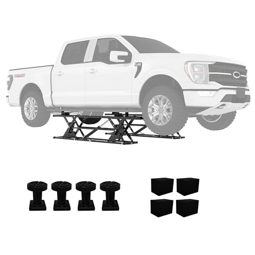Portable Car Lift 7000LBS, Heavy-Duty Carbon Steel Auto...