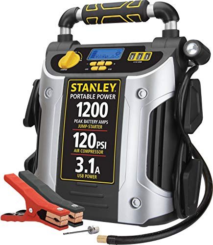 STANLEY J5C09D 1200 Peak Amp Automotive Jump Starter,...