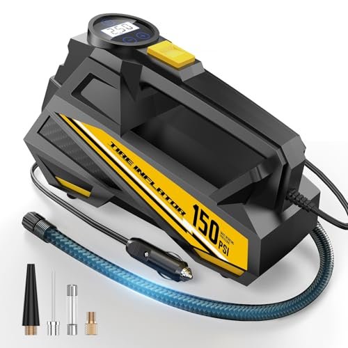 Tire Inflator Portable Air Compressor - DC 12V Air Pump...