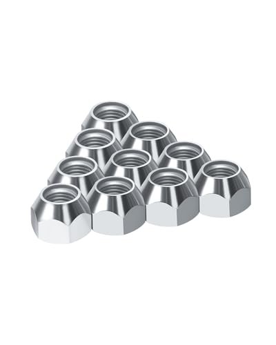 1/2-20 Lug Nuts for Trailer, Open End Acorn Lug Nuts...
