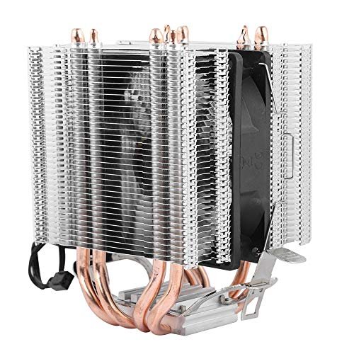 Single Fan Radiator, 4 Heat Pipe CPU Fan Radiator Cooler...