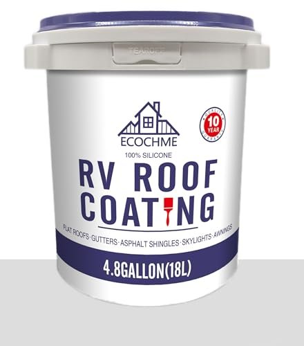 ECOCHME RV Roof Sealant-Solar Reflective Flexible...
