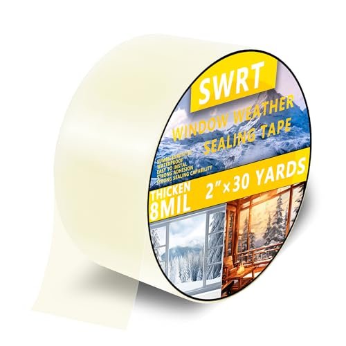 SWRT 2”x 30 YD 8 Mil Heavy Duty Transparent Window...