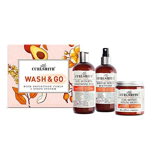 Curlsmith - Wash & Go High Definition Curls Kit: 3-Step...