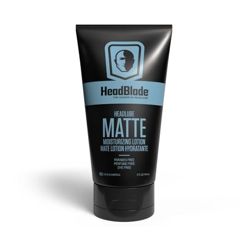 HeadBlade HeadLube Matte Moisturizer Lotion for Men (5 oz)...