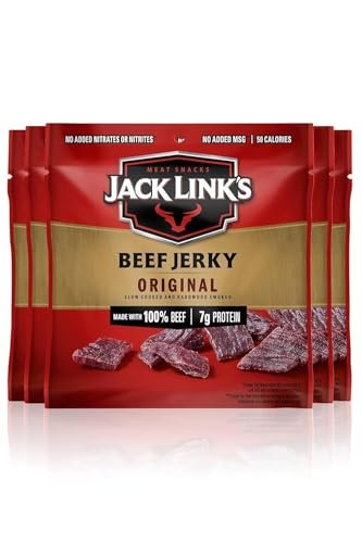 Jack Link's Beef Jerky, Original, Multipack Bags -...