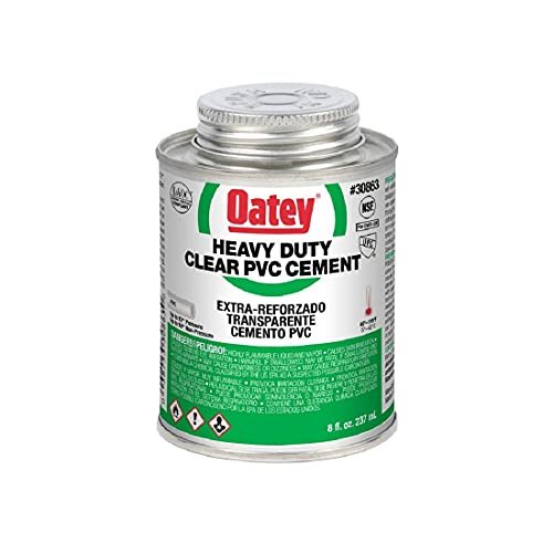Oatey 30863 Heavy Duty Solvent Cement, 8 Oz, Can, Liquid,...