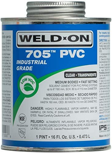 Weld-On 10093 705 Industrial Grade PVC Medium-Bodied High...