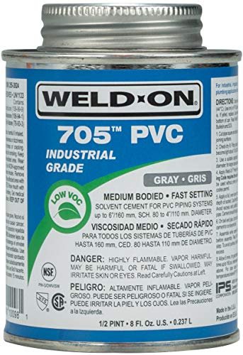 Weld-On 10098 705 Industrial Grade PVC Medium-Bodied High...