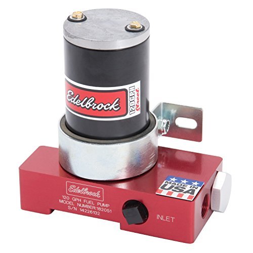Edelbrock 182051 Quiet-Flo Electric Fuel Pump 120 GPH 6.5...