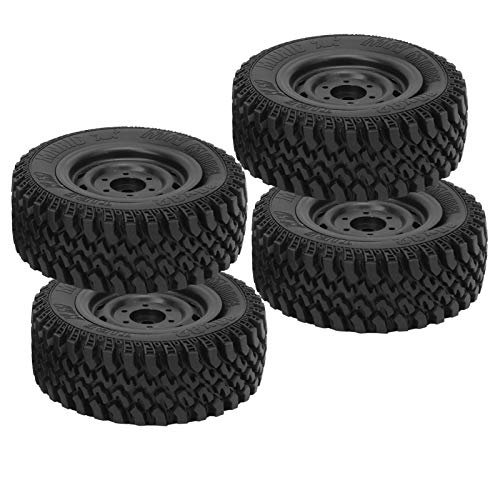 gernie 4Pack RC Tires, 3.1in Diameter Plastic Rubber Tires...
