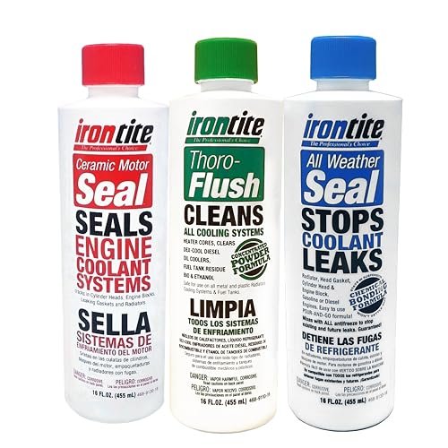 Irontite 3-Pack Cooling System Additives - Thoro-Flush, All...