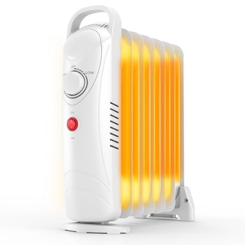 Air Choice Oil Heaters for Indoor Use, 700W Radiator...