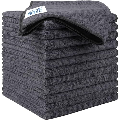 HOMEXCEL Microfiber Ultra Absorbent Cleaning Cloth, Lint...