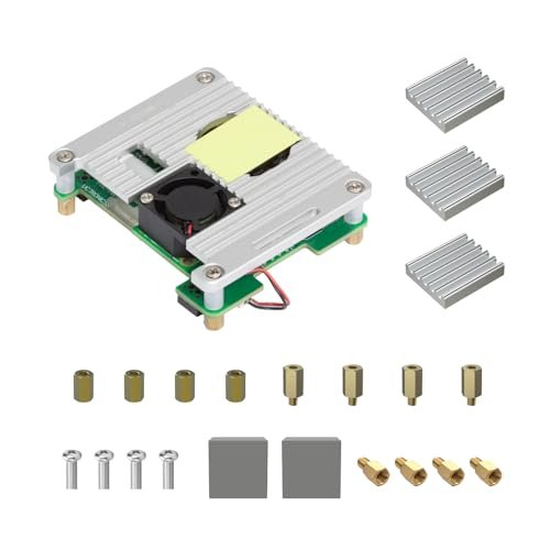 UCTRONICS PoE Hat for Raspberry Pi 5, Power Over Ethernet...