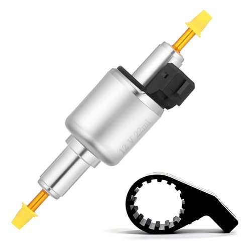 JWEELY Diesel Heater Oil Fuel Pump, 12V 22ML Quieter Gas...