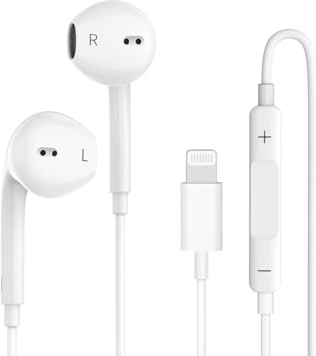 Wired Earphones for iPhone Earbuds with Lightning Connector...