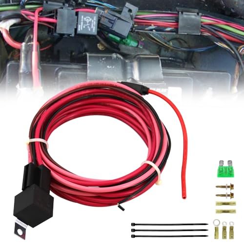 RYANSTAR RACING Electric Fuel Pump Relay Kit with 40 AMP...
