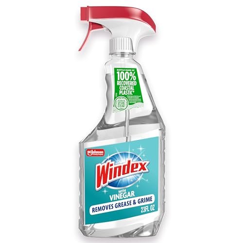 Windex Vinegar Glass and Surface Cleaner Spray Bottle,...