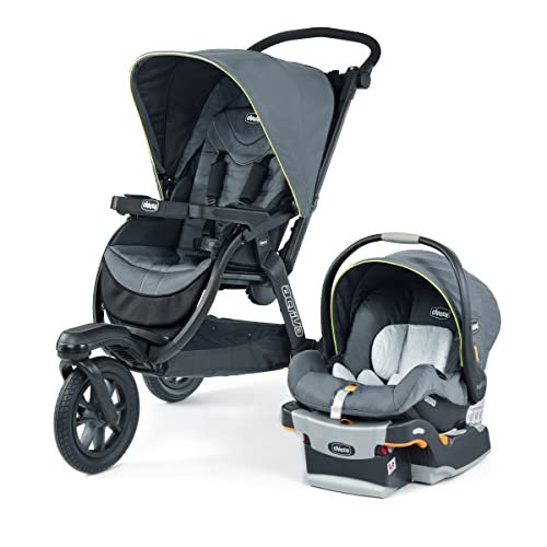 Chicco Activ3 Jogging Stroller Travel System, Includes...