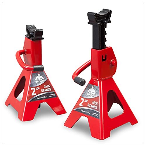 Jack Boss Jack Stands Low Profile 2 Ton(4000 LBs) Lifting...