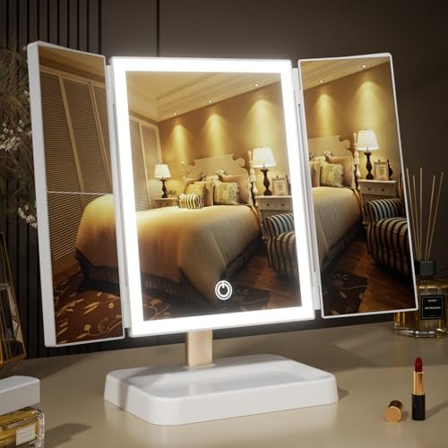 BERTHALESS for Mom Makeup Mirror Vanity Mirror with Lights,...