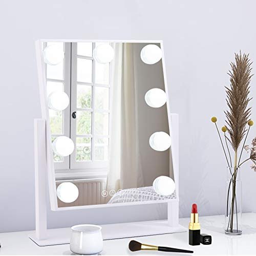 BWLLNI Lighted Makeup Mirror Hollywood Mirror Vanity Mirror...