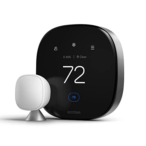 ecobee Smart Thermostat Premium with Smart Sensor and Air...