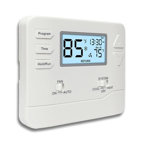 Programmable Thermostat for Home,Conventional Single-Stage...