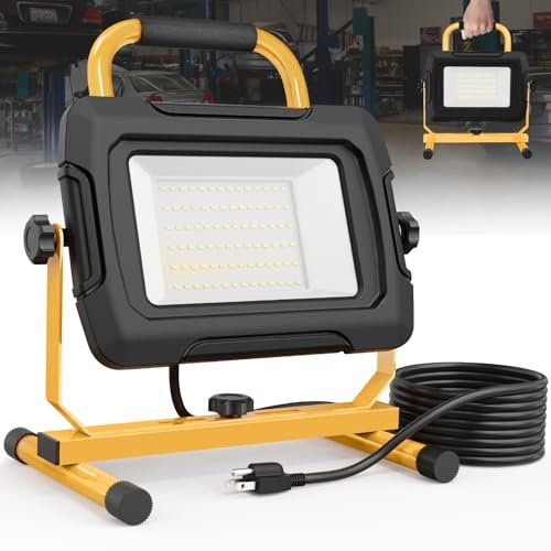 HYPERLITE LED Work Light 5000Lumen: 50W Waterproof Flood...