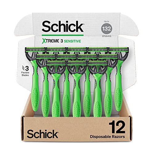 Schick Xtreme 3 Original Sensitive Disposable Razors for...