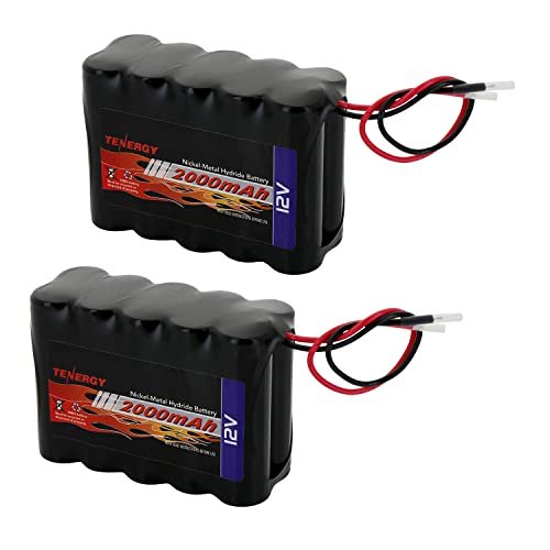 Tenergy 2 Pack 12V 2000mAh Battery Packs RC Battery...