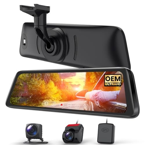 AUTO-VOX T9PRO OEM Rear View Mirror Camera with Detached...