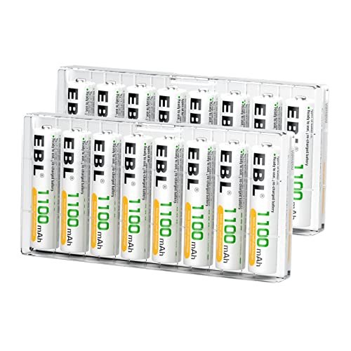 EBL Rechargeable AAA Batteries (16-Counts) Ready2Charge...