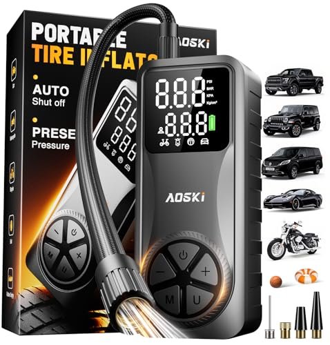 Tire Inflator Portable Air Compressor: 20000mAh & 150PSI...
