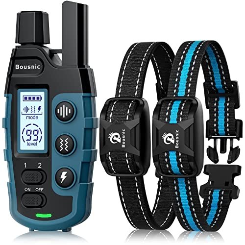 Bousnic Dog Shock Collar 2 Dogs (5-120Lbs) - 3300 ft...