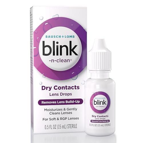 BLINK-N-Clean Lens Drops, Rewetting Drops for Contact...