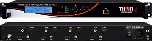 8 HDMI Profesional Digital CATV RF Modulator -QAM ATSC...