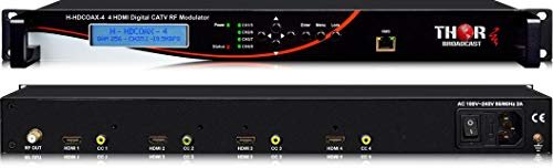 Thor Fiber 4 Channel HDMI Modulator QAM +ATSC Modulator...