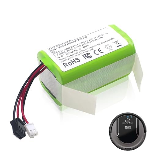 New Upgraded 3500mAh RVBAT850 Battery Compatible for Shark...