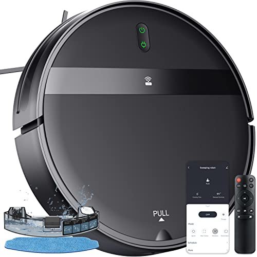 Kilgone Robot Vacuum and Mop Combo 2300Pa for Pet Hair...