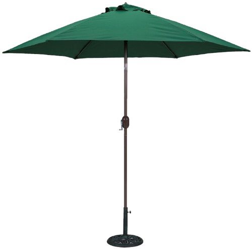 TropiShade 9 ft Bronze Aluminum Polyester Market Umbrella...