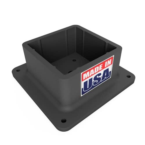 USA-Made 4x4 Post Base Bracket Anchor - Never Rust or...