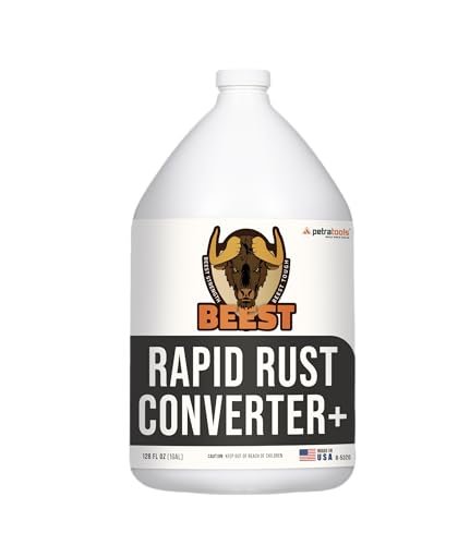 BEEST Rapid Rust Converter for Metal - Professional Grade...
