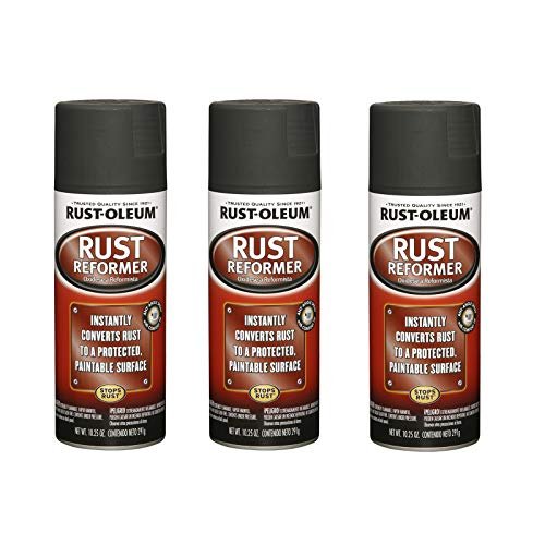 Rust-Oleum 248658-3PK Rust Reformer Spray, 10.25 oz, Black,...