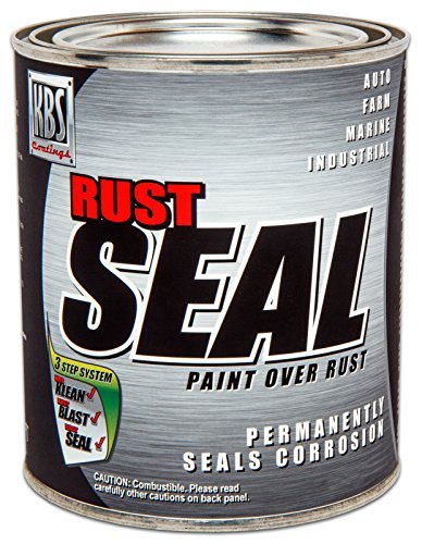 KBS Coatings 4402 Satin Black Rustseal -1 quart, Covers...