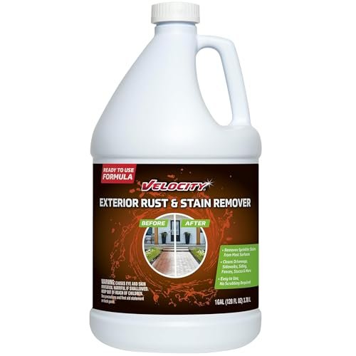 Velocity Exterior Rust Stain Remover - Rust Stain Remover...