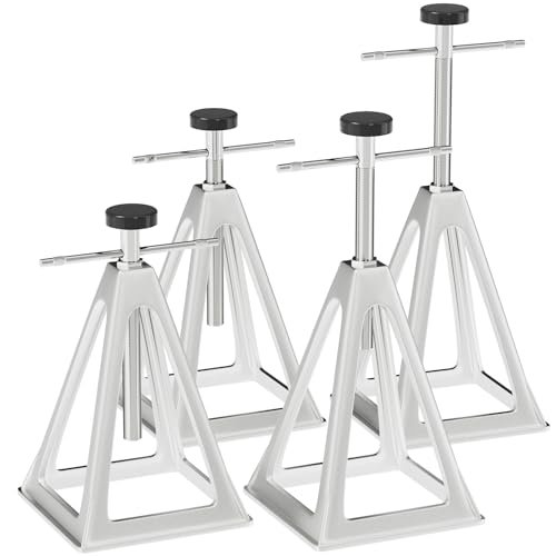 RVGUARD RV Stack Jacks 4 Pack with Storage Bag, Aluminum...